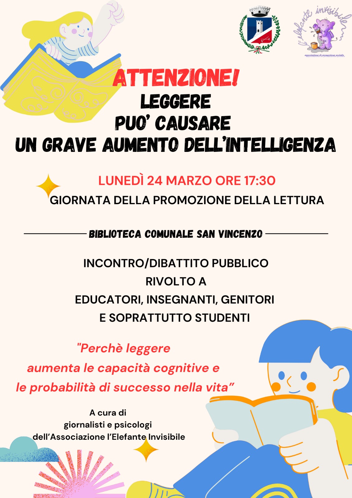 Attenzione! Leggere può causare un grave aumento dell'intelligenza
