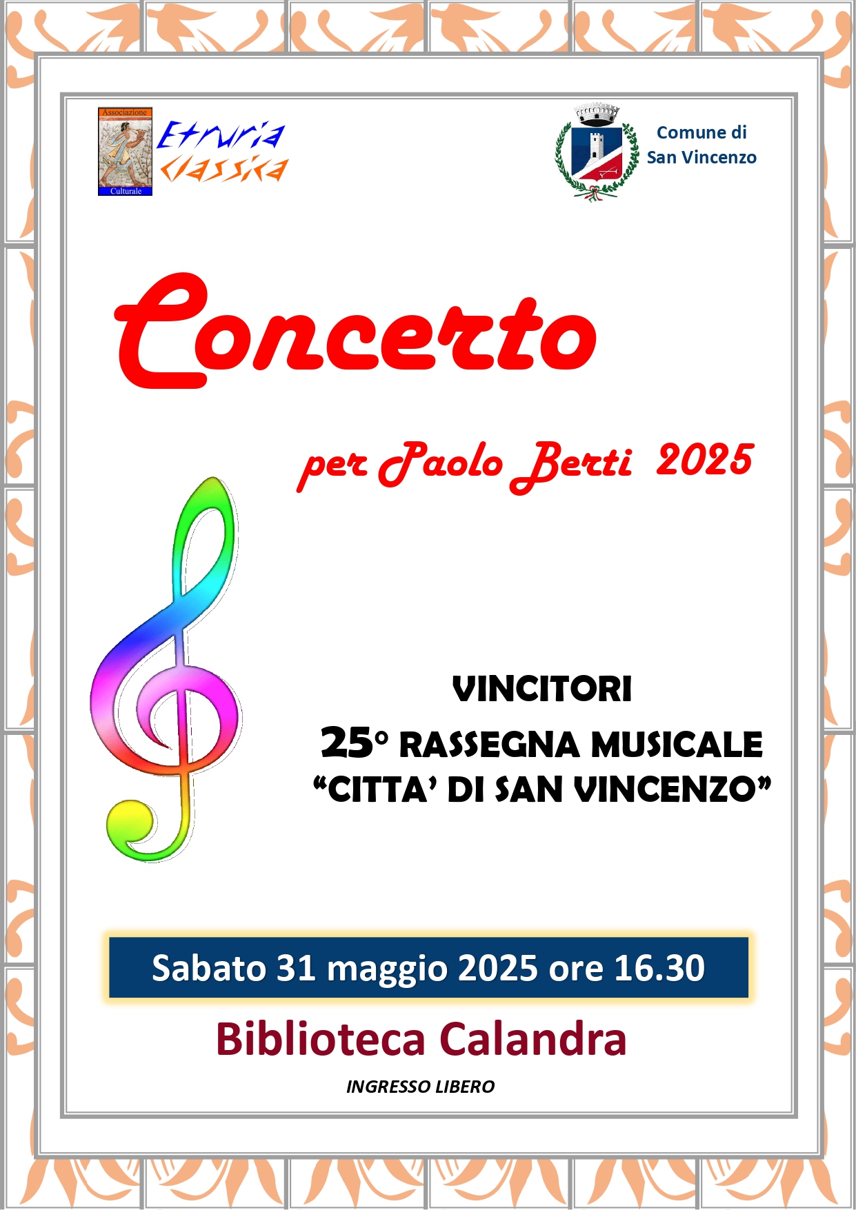 CONCERTO PER PAOLO BERTI 2025