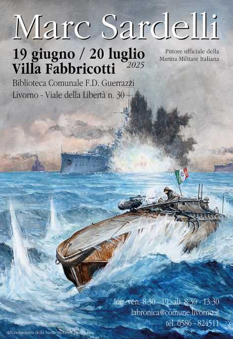 Marc Sardelli in mostra a Livorno, Villa Fabbricotti