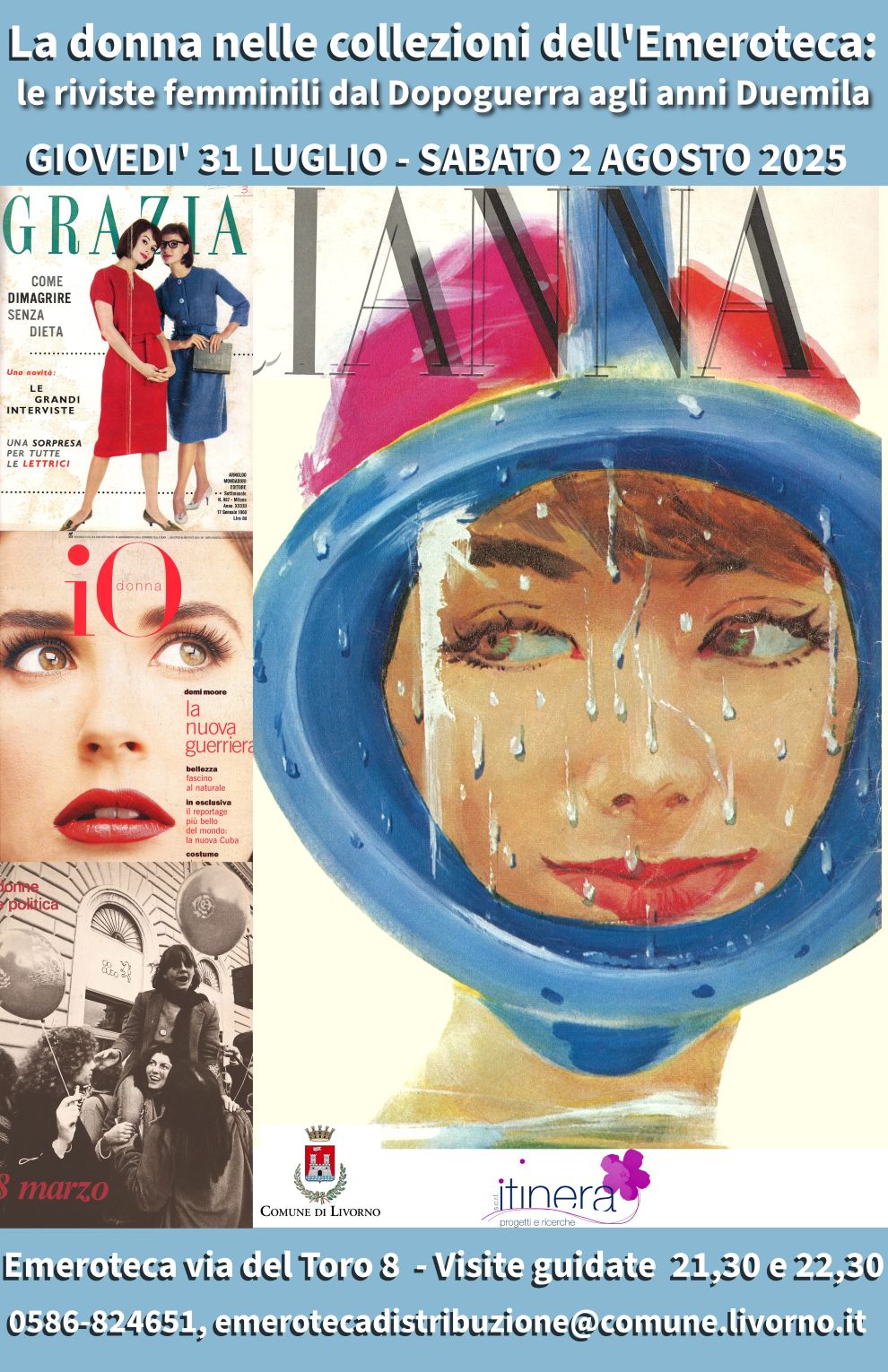 La donna nelle collezioni dell'Emeroteca : le riviste femminili dal Dopoguerra agli anni Duemila