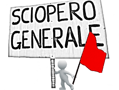 Sciopero generale nazionale per l&rsquo;intera giornata di venerd&igrave; 12 dicembre indetto dalla CGIL