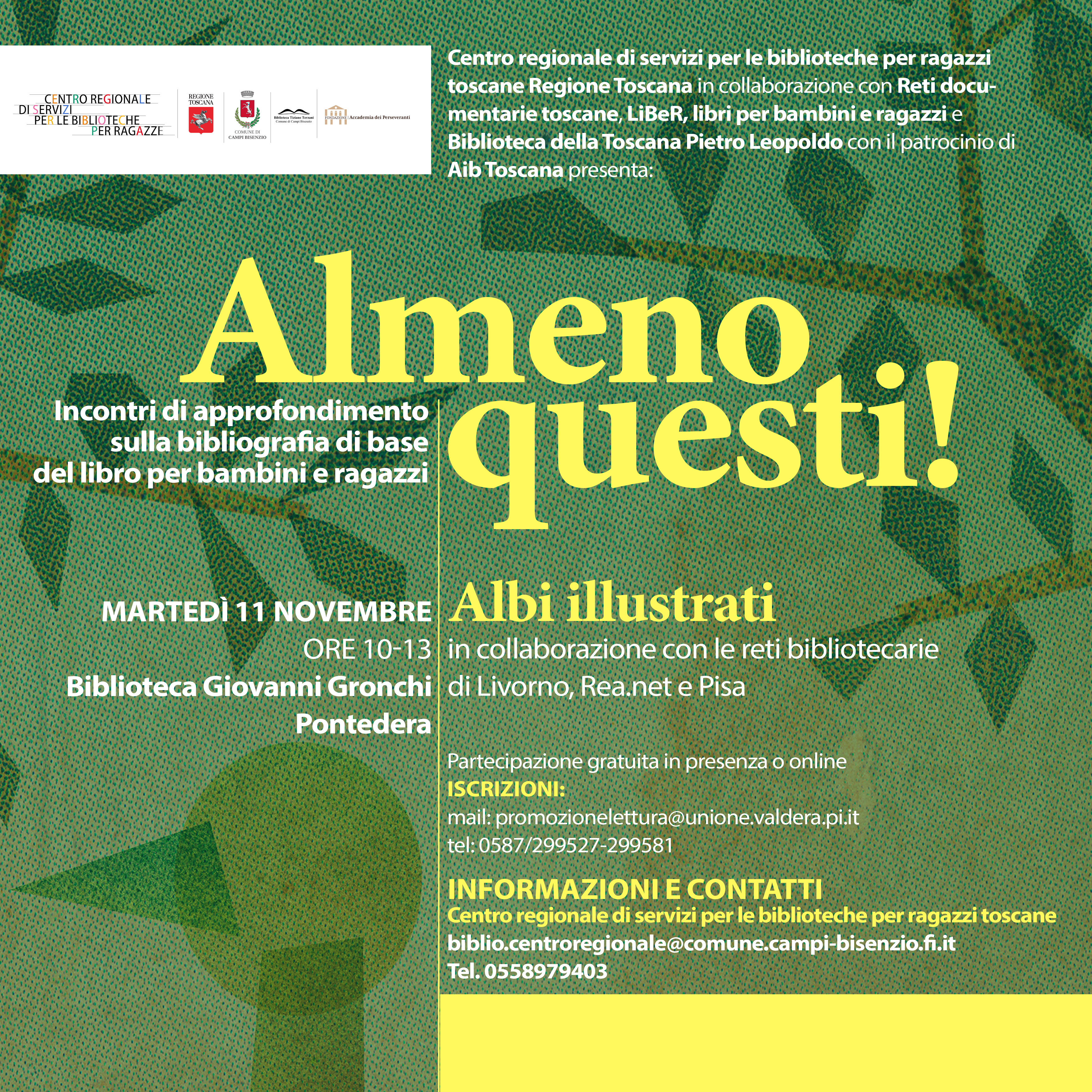 Torna l'appuntamento con Almeno questi!