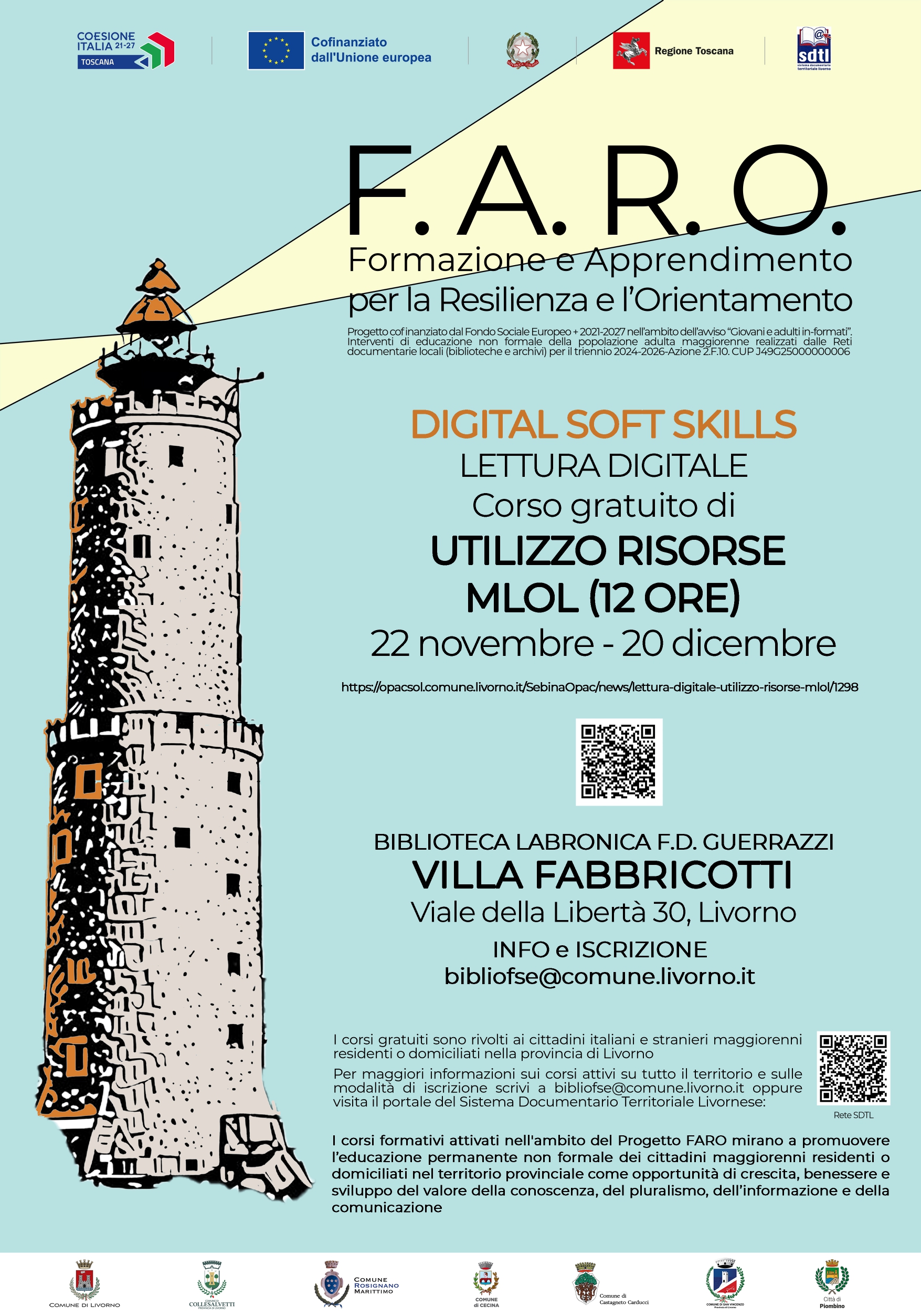 Il 22 Novembre partirà il corso "Utilizzo risorse MLOL"... iscrivetevi!