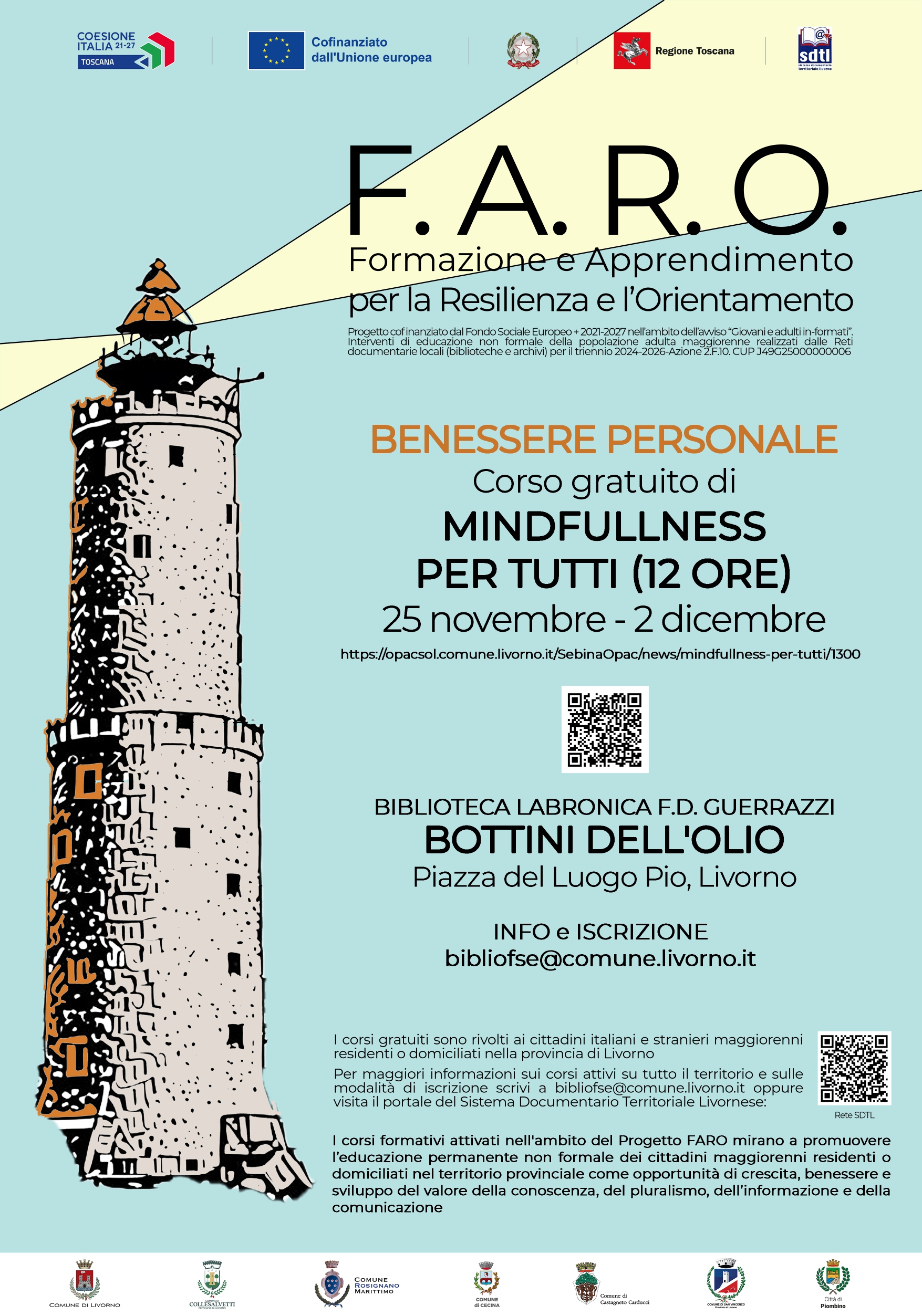 Ai Bottini dell'olio dal 25 Novembre corso "Mindfullness per tutti", iscrizioni ancora aperte