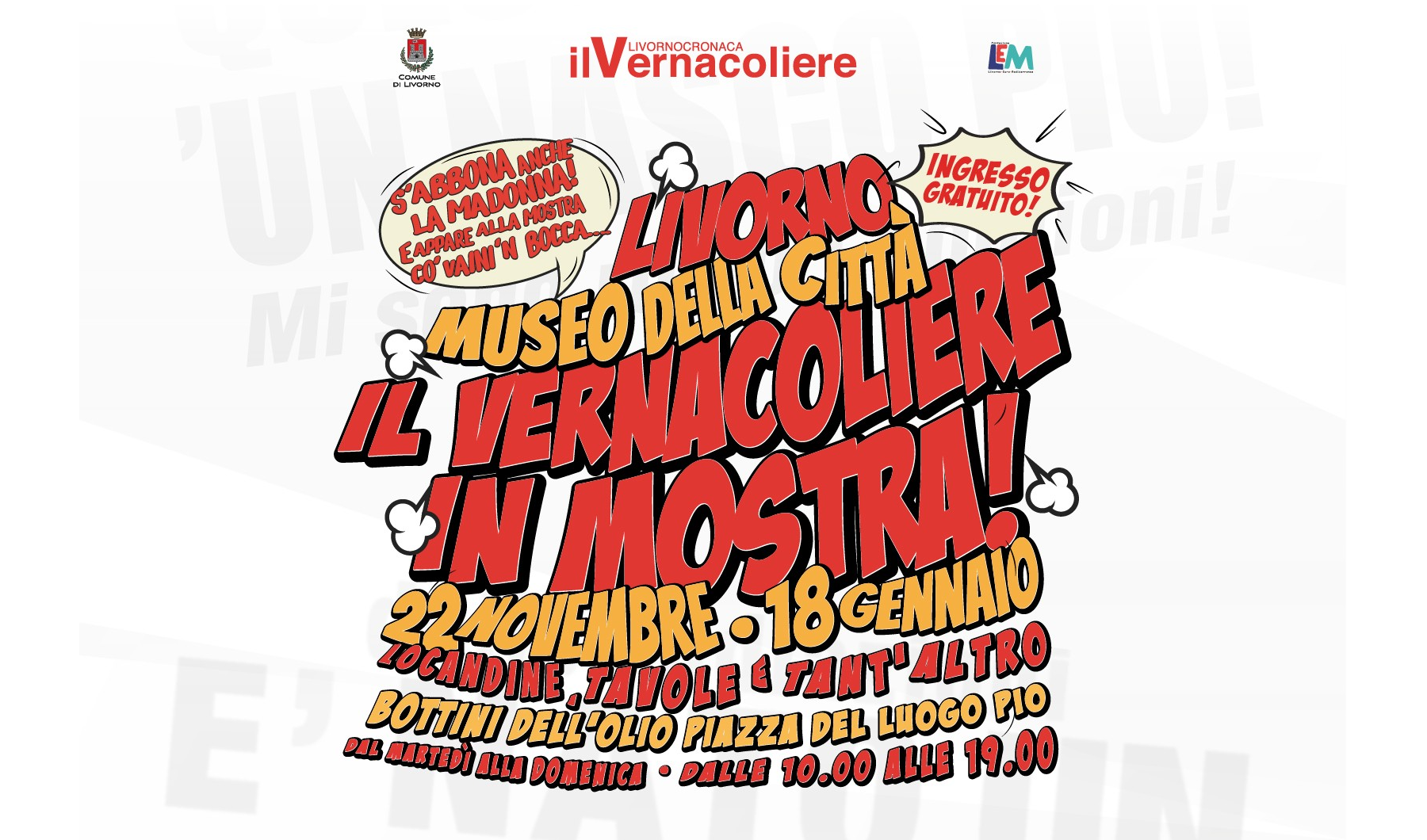 Il Vernacoliere in mostra. Locandine, tavole e tant'altro