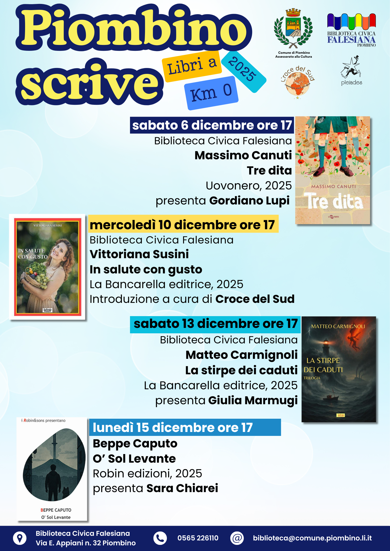 Piombino scrive. Libri a KM 0!