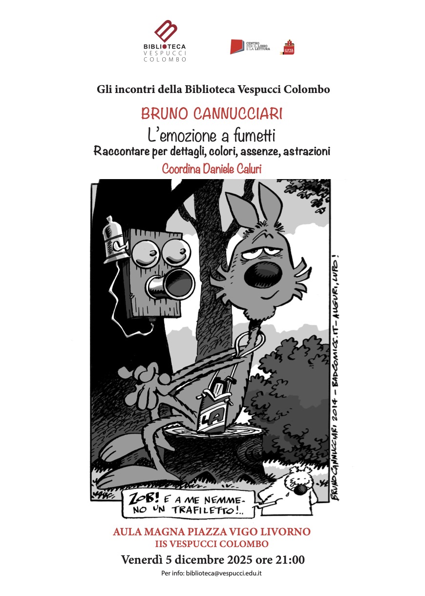 Gli incontri della Biblioteca Vespucci-Colombo :  L&rsquo;EMOZIONE A FUMETTI