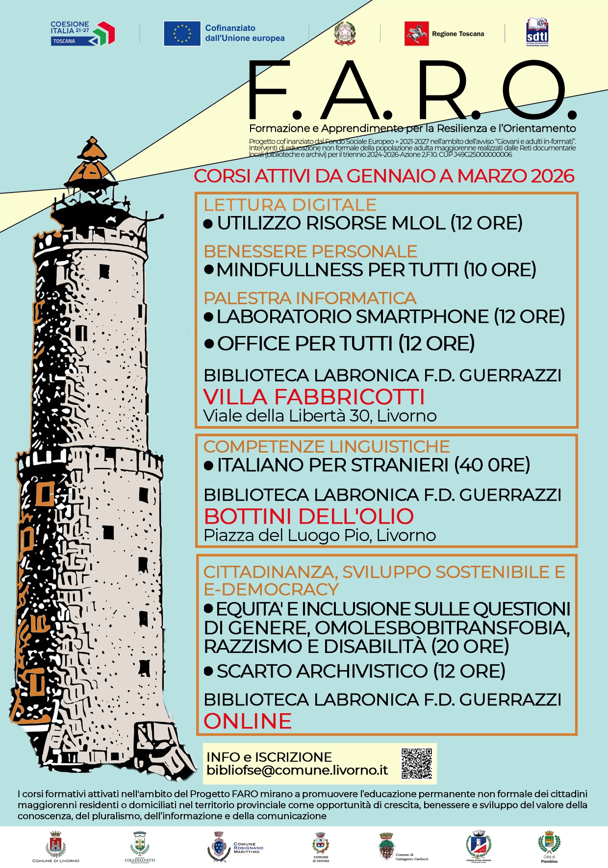 Iniziano i nuovi corsi FARO