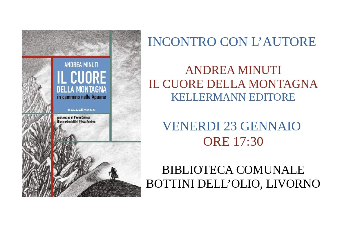 INCONTRO CON L&rsquo;AUTORE: Andrea Minuti  "Il cuore della montagna"