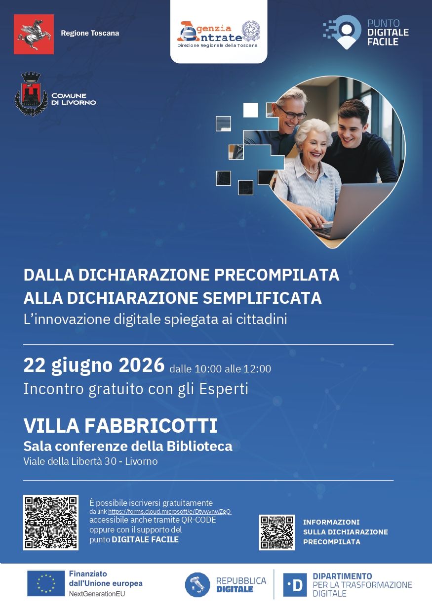 Incontro informativo dedicato alla dichiarazione precompilata e altri servizi dell'Ag. delle Entrate