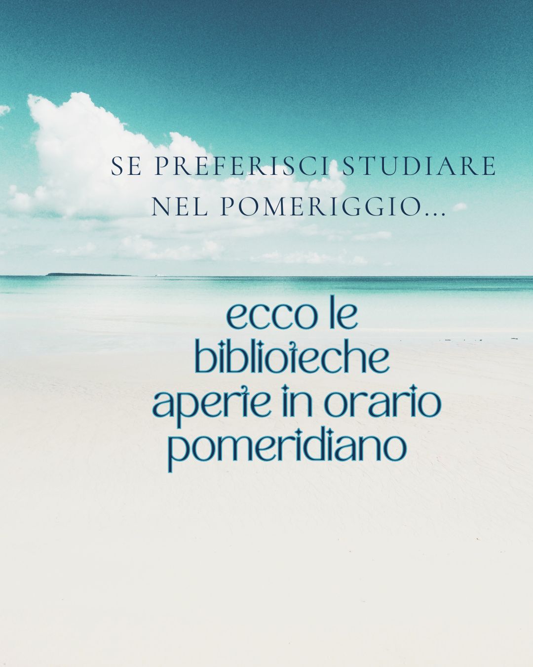 Stai preparando gli esami?