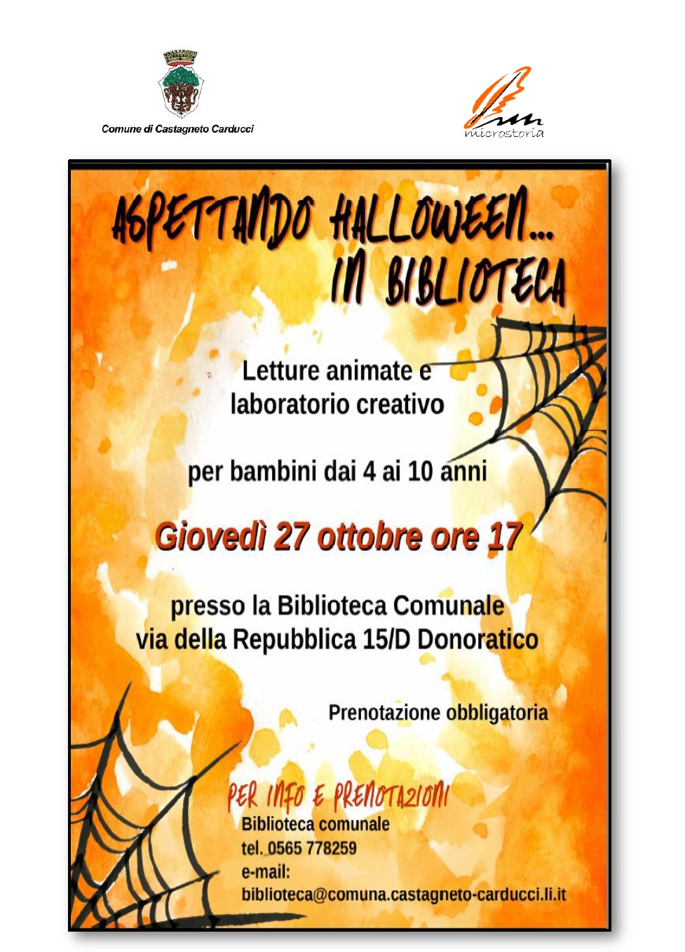 Aspettando Halloween in biblioteca...