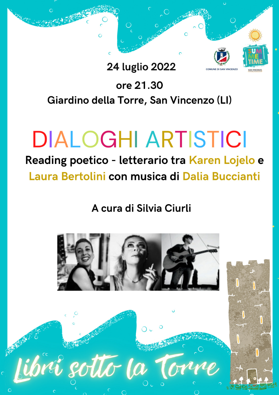 LIBRI SOTTO LA TORRE - DIALOGHI ARTISTICI