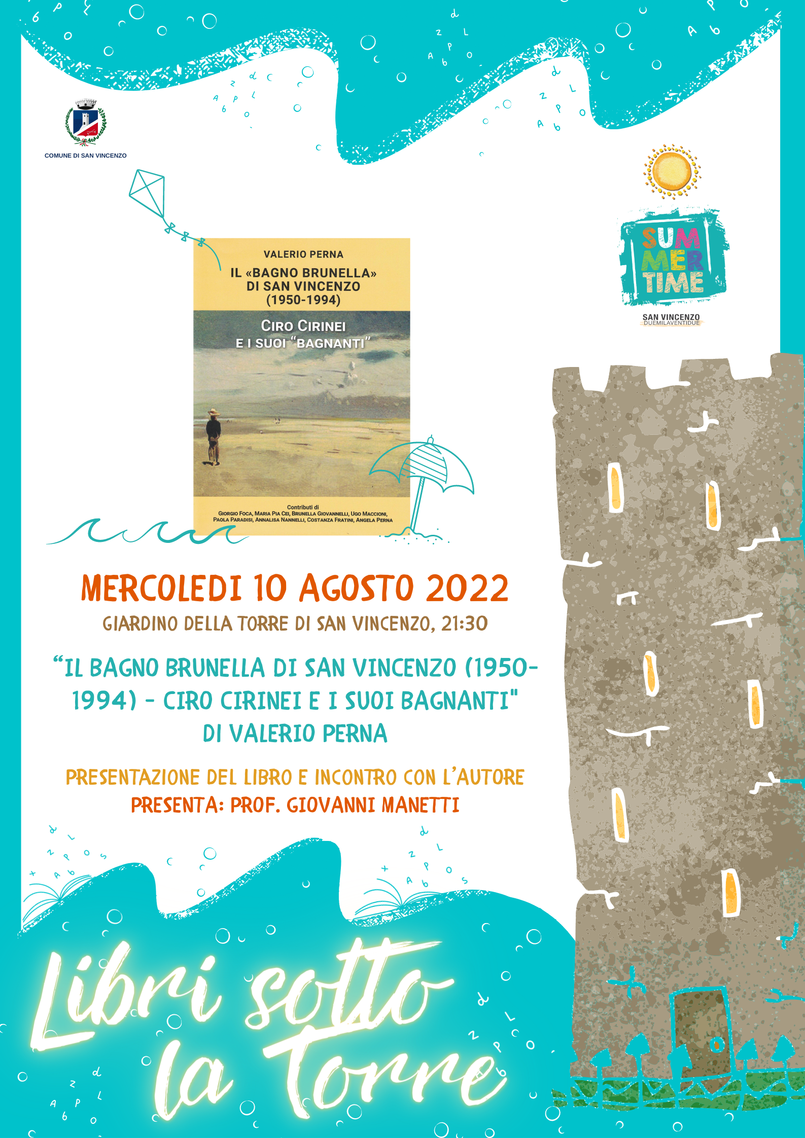 LIBRI SOTTO LA TORRE - "𝐼𝑙 𝑏𝑎𝑔𝑛𝑜 𝐵𝑟𝑢𝑛𝑒𝑙𝑙𝑎 𝑑𝑖 𝑆𝑎𝑛 𝑉𝑖𝑛𝑐𝑒𝑛𝑧𝑜 (1950 - 1994)
