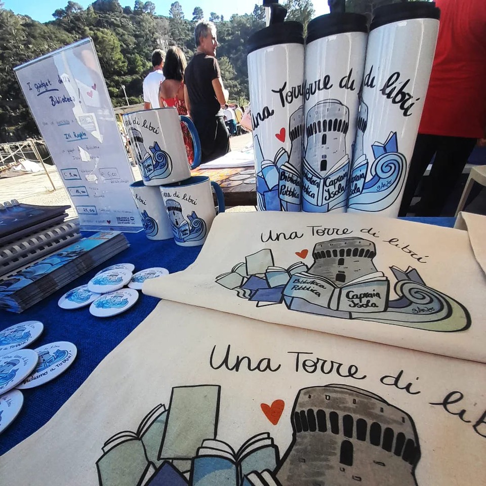 Biblioteca di Capraia prensente alla Sagra del Totano