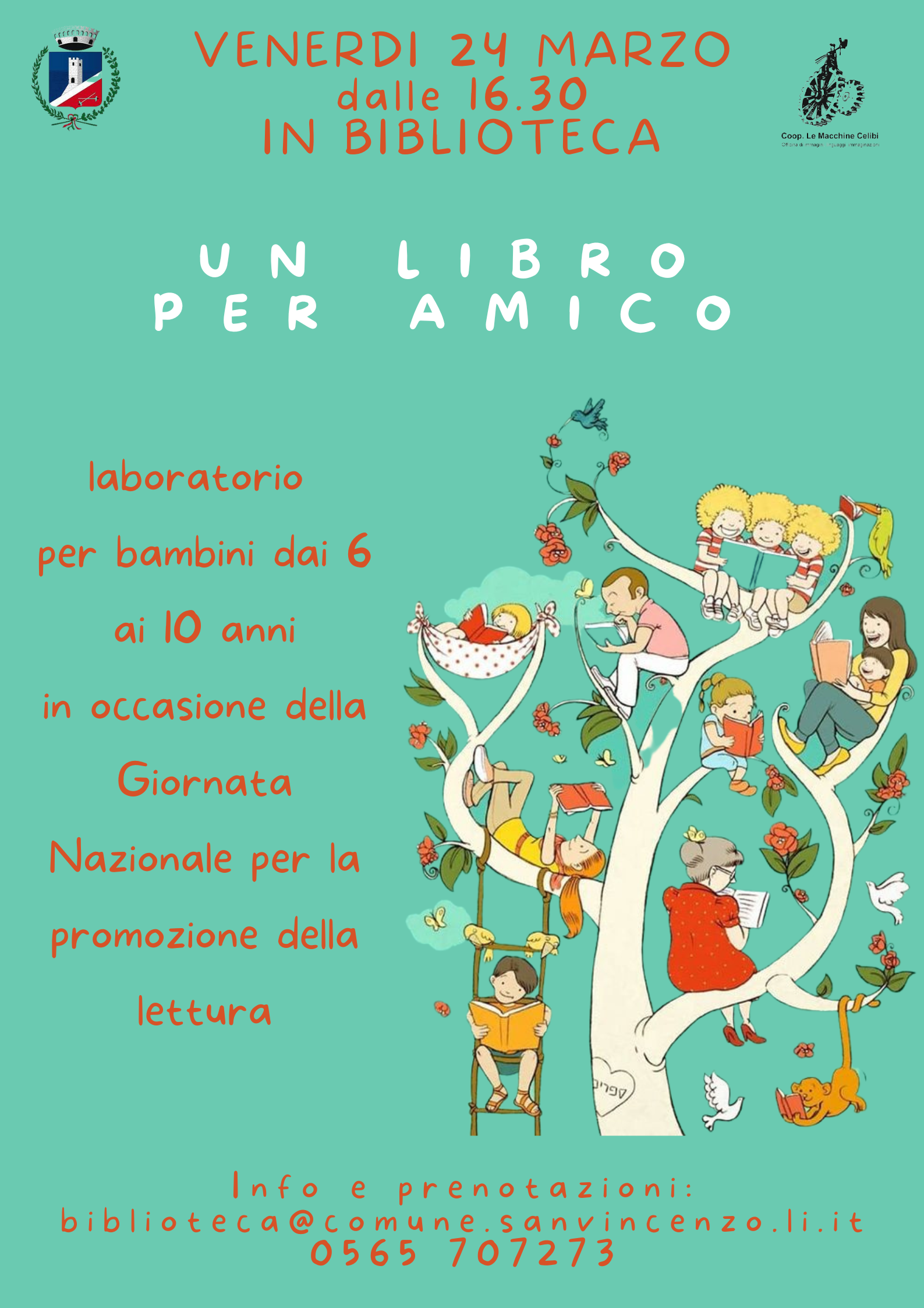 UN LIBRO PER AMICO - laboratorio per bambini