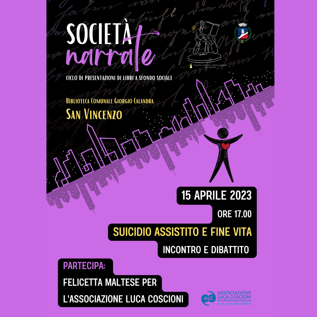 SOCIETÀ NARRATE - SUICIDIO ASSISTITO E FINE VITA