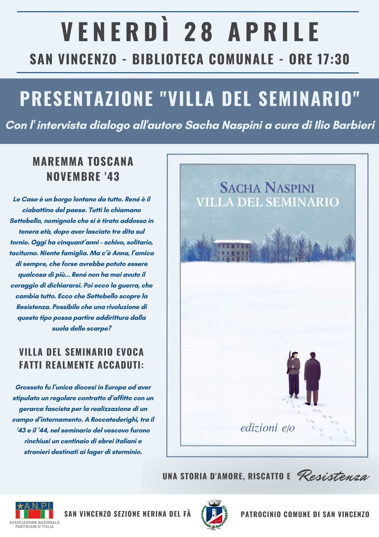 "VILLA DEL SEMINARIO"  di Sacha Naspini